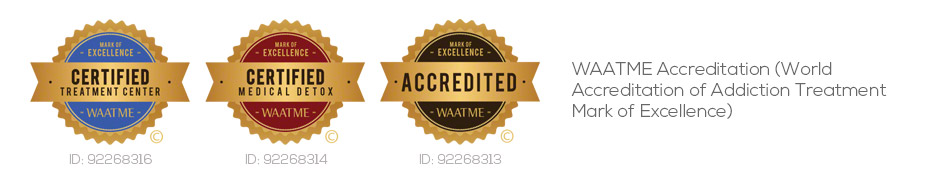 The Scott WAATME Accreditation (World Associasion of Addiction Treatment Mark of Excellence) since 2011
